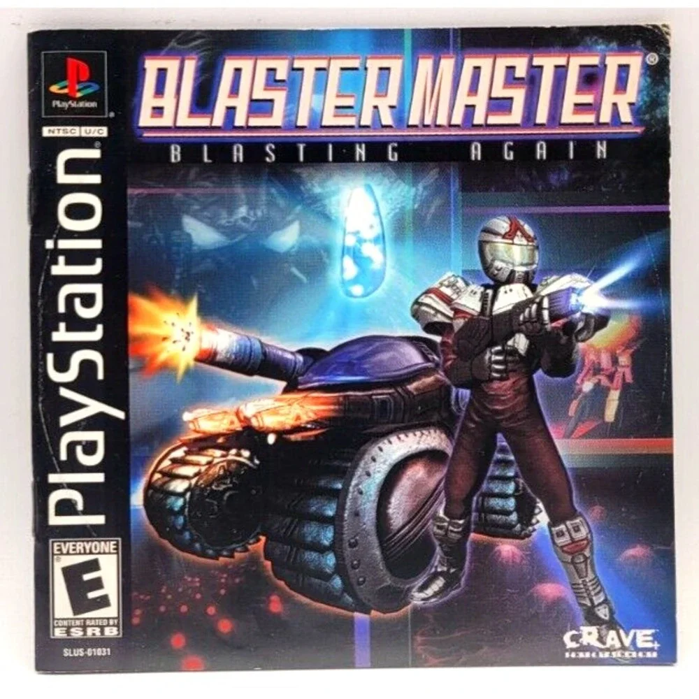 Blaster Master: Blasting Again (Sony PlayStation 1‎ PS1, 2001)  **MANUAL ONLY**